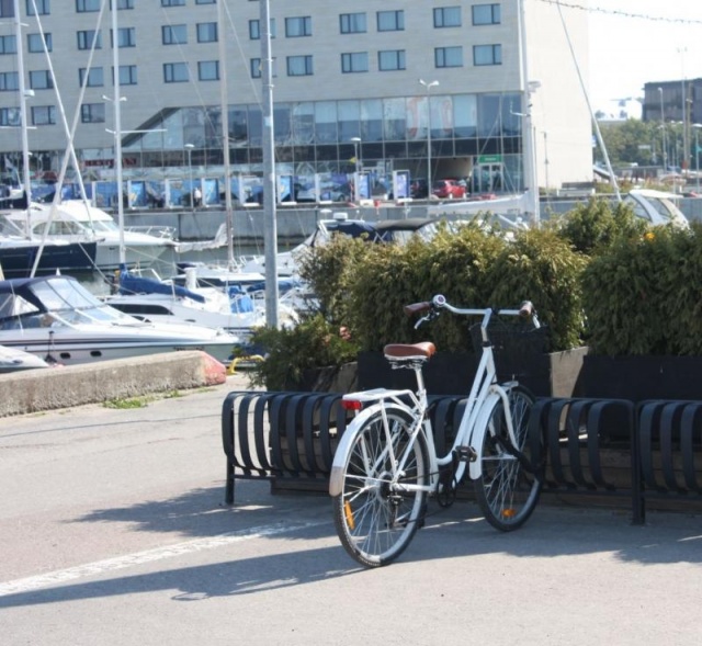 euroform w - arredo urbano - robusto portabiciclette in metallo - Basic 190 parker per biciclette