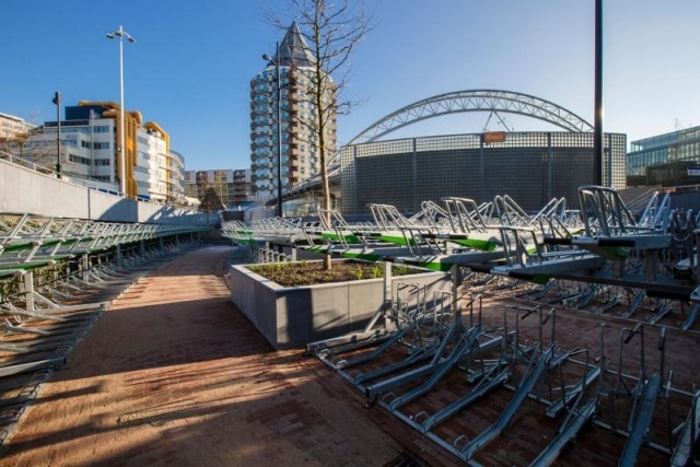 euroform w - nachhaltiges Stadtmobiliar - Velostation -  Klaver - Fahrradparker - 2parkup - Fahrraddepot