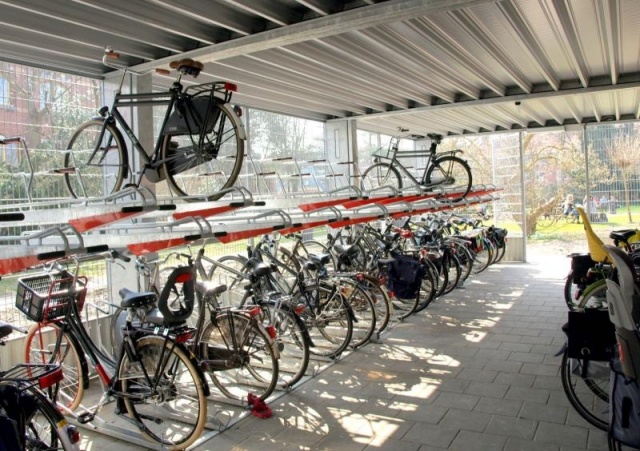 euroform w - nachhaltiges Stadtmobiliar - Velostation -  Klaver - Fahrradparker - 2parkup - Fahrraddepot