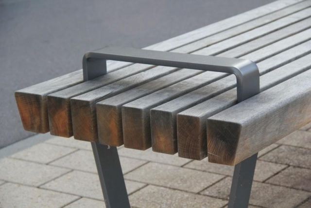 euroform w - sustainable urban furniture - park bench - Modular bench for the Gartenschau Eppingen - seating island in an urban environment - sustainable street furniture for open spaces - custommade seating