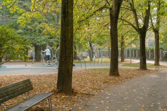 euroform w - Norwell - Outdoor Fitness für öffentliche Plätze - Fitnessgeräte für draußen in Stadtpark