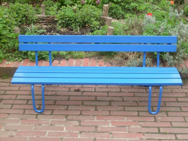 euroform w - arredo urbano - panchina in legno colorata per bambini - tavolo da picnic per bambini per lo spazio urbano - set da picnic per bambini