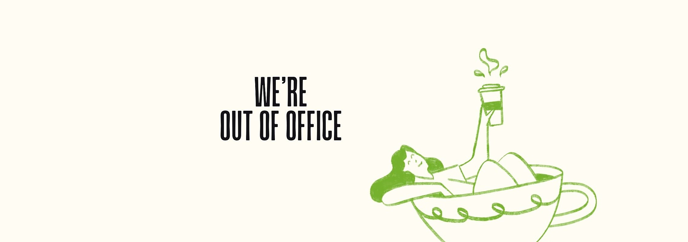 We're on summer holidays!