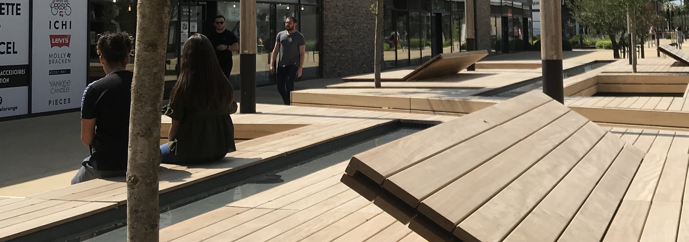 euroform w - arredo urbano - isola di seduta - isola modulare di seduta