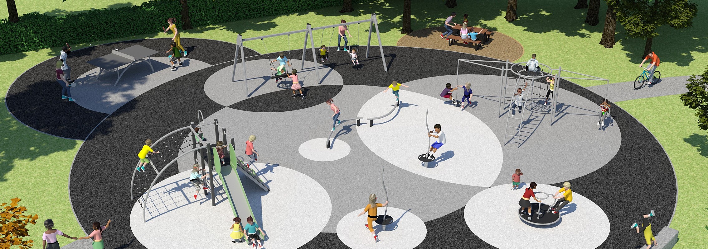 Norwell Play, strutture da gioco in metallo, attrezzature da gioco