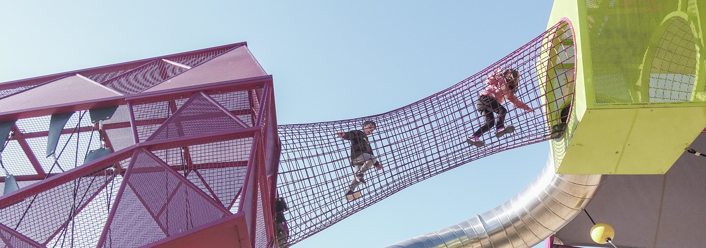 Parco giochi: attrezzature in acciaio per parchi pubblici ☑️TÜV EN 1176