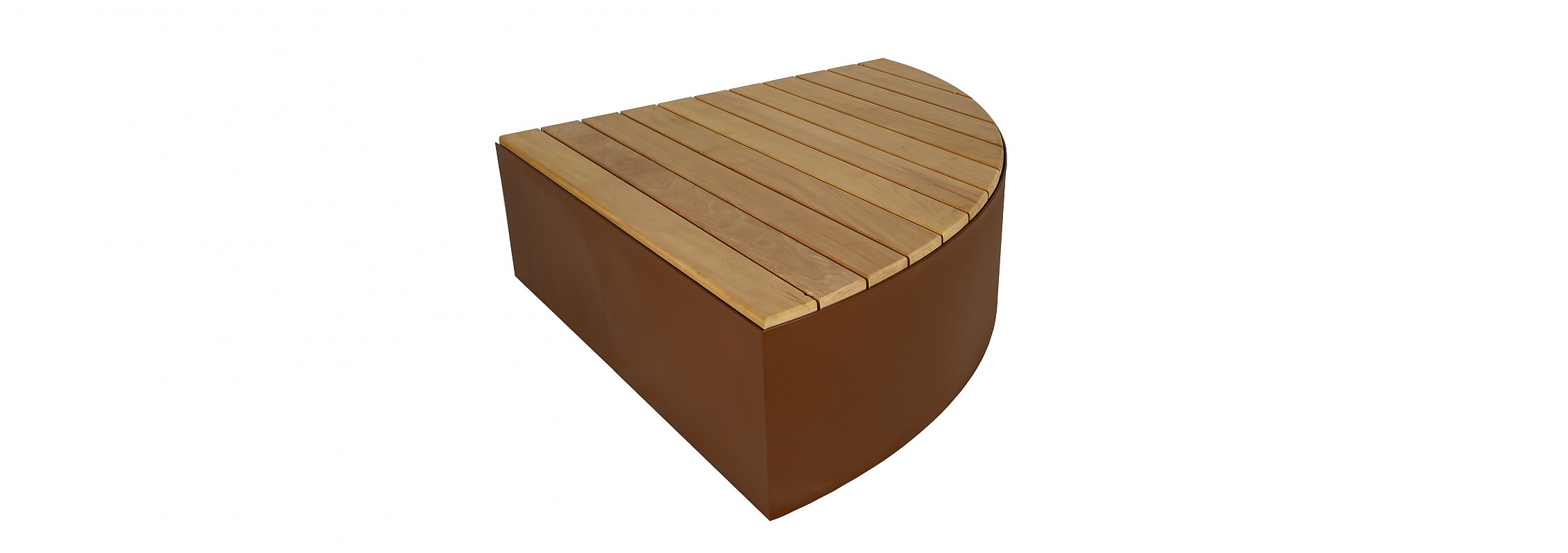 euroform w - Stadtmobiliar - Sitzbank Holz - lounger - modulare Bank - Isola