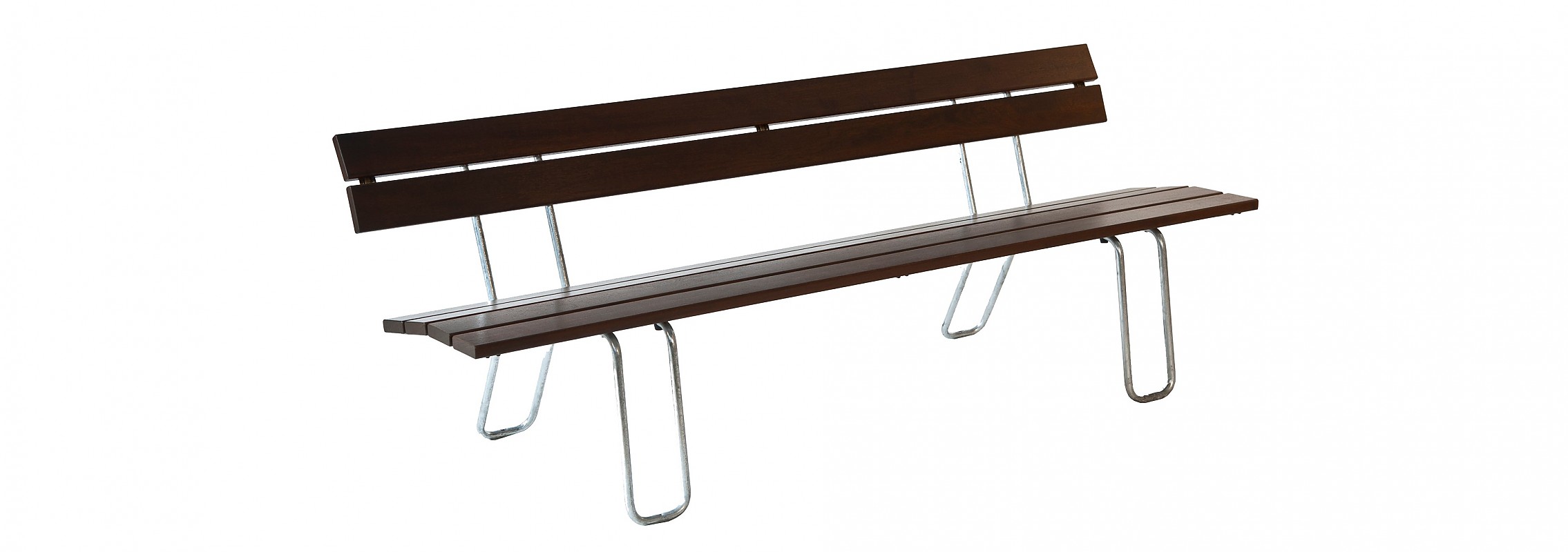 euroform w - urban furniture - park bench wood - seating - Classic
