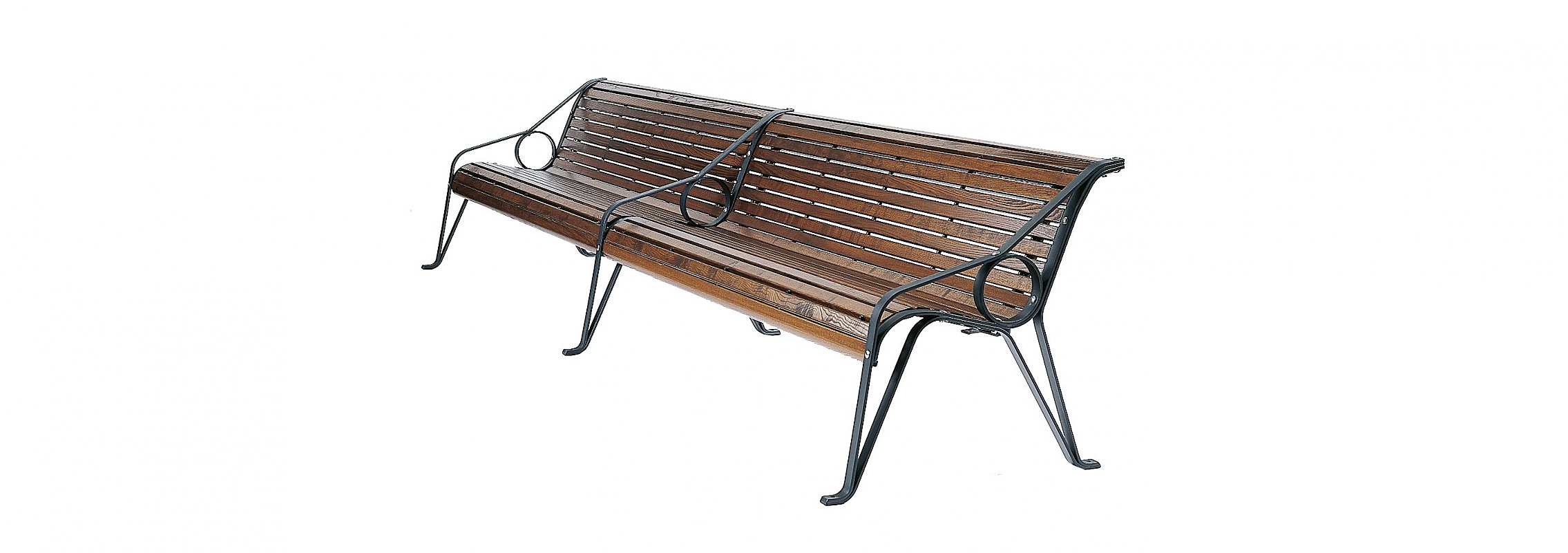 euroform w - urban furniture - park bench wood - seating - Gala