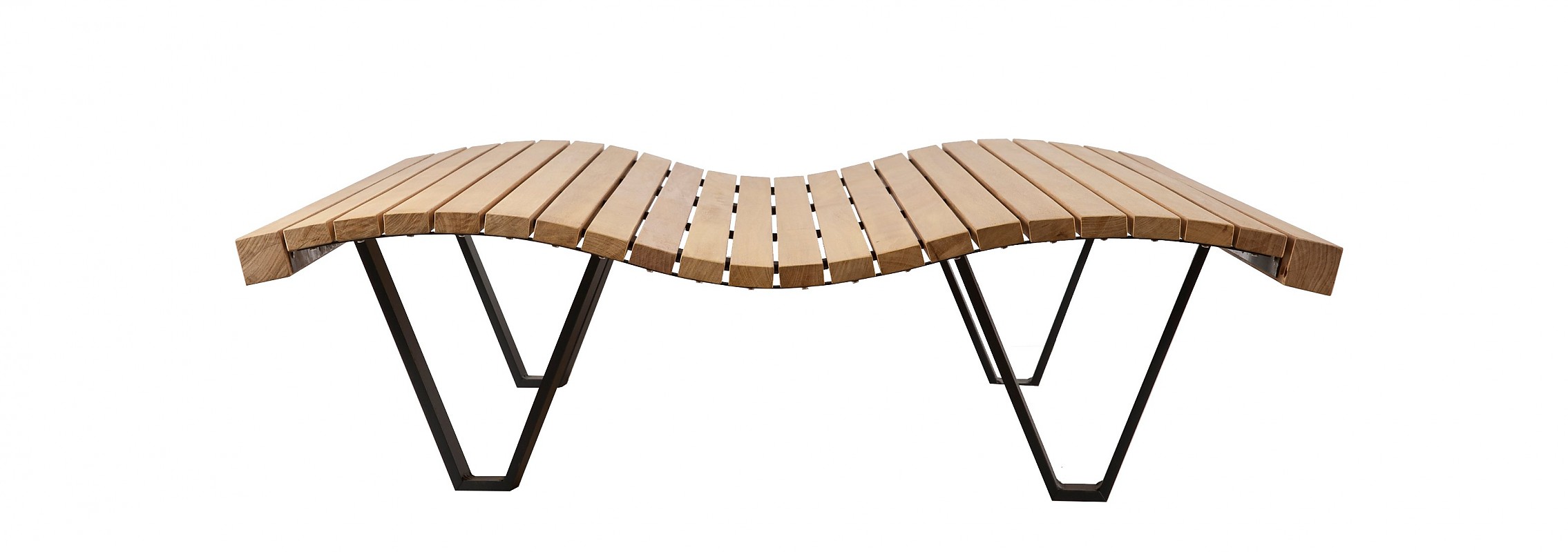 euroform w - Stadtmobiliar - Sitzbank Holz - Linea Onda - Liege