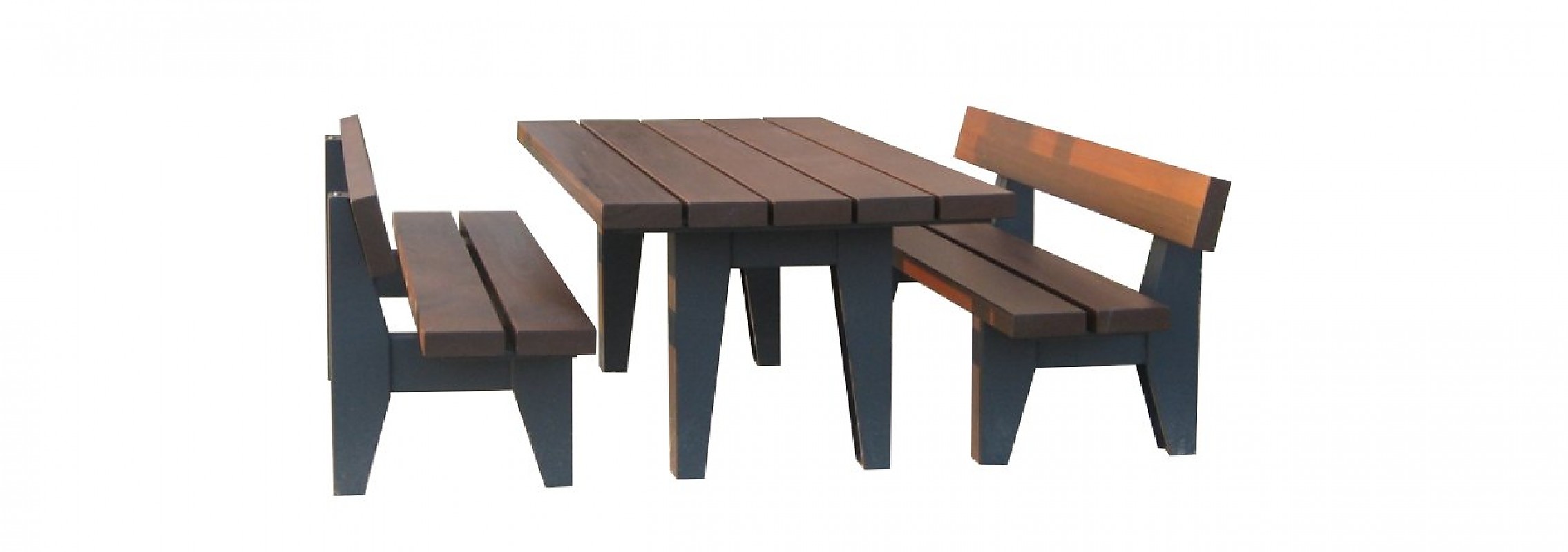 euroform w - arredo urbano - tavolo picnic - Block 90 - seduta legno