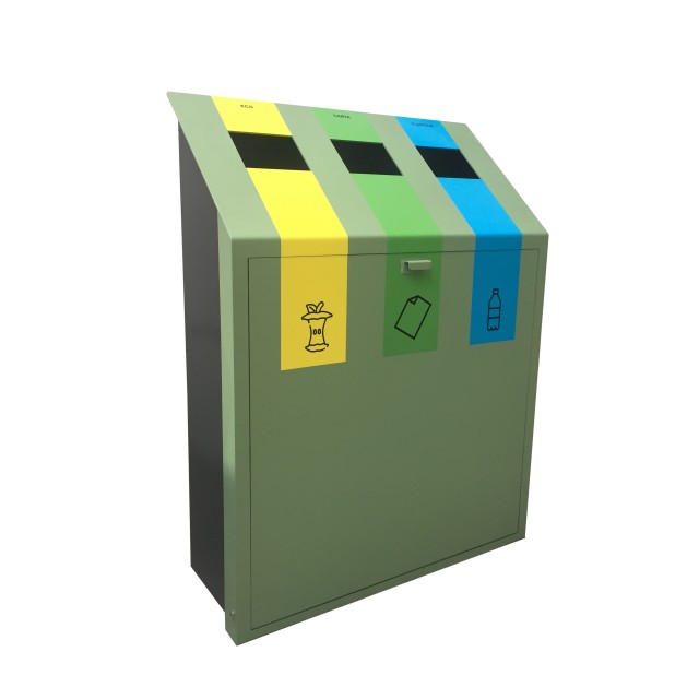 Eco waste separation bin