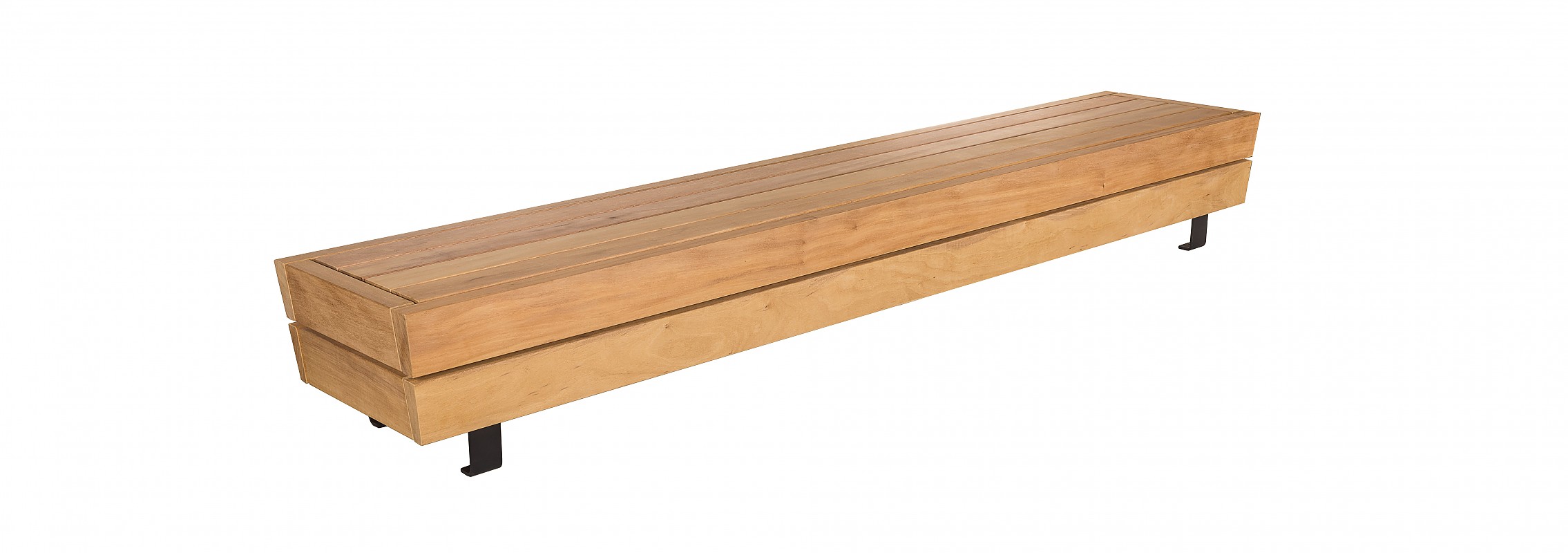 euroform w - Stadtmobiliar - lounger - Sitzbank Holz - modulare Bank - Isola