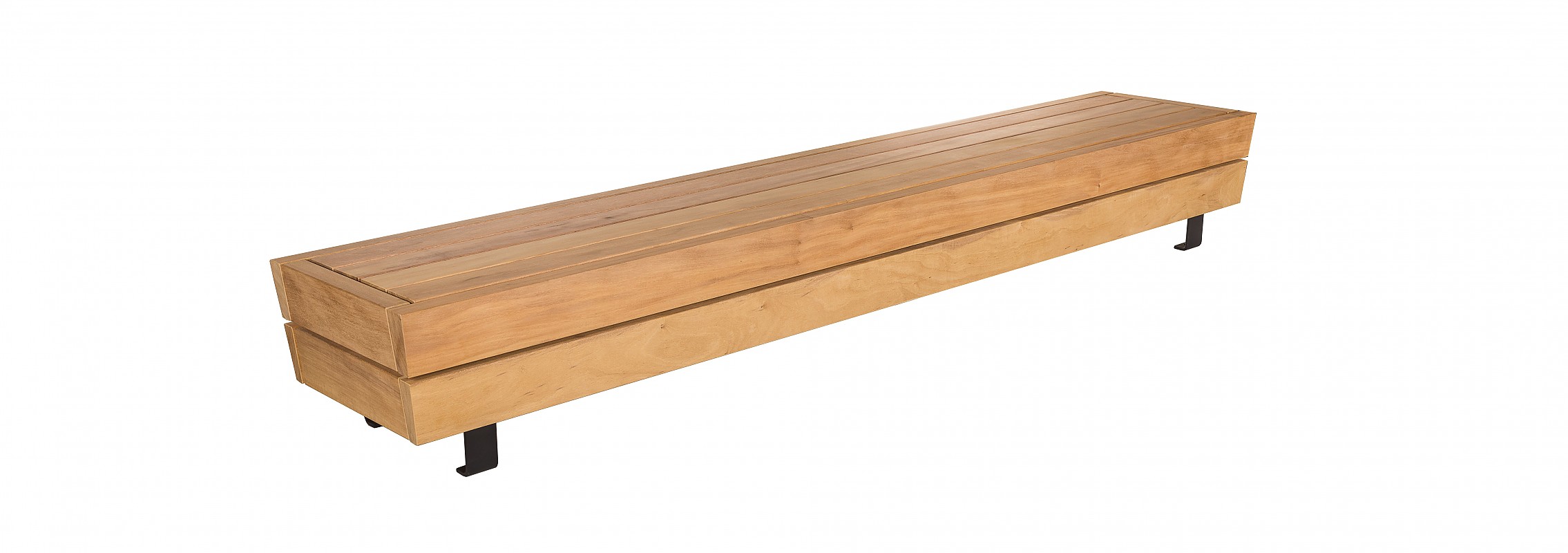 euroform w - Stadtmobiliar - Sitzbank Holz - lounger - modulare Bank - Isola