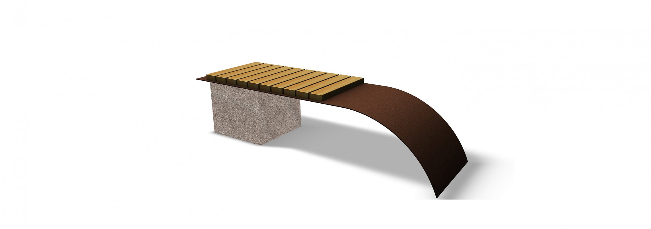 euroform w - urban furniture - park bench wood - seating - Mimesi