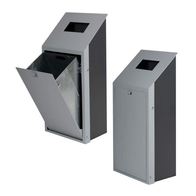 Cube litter bin