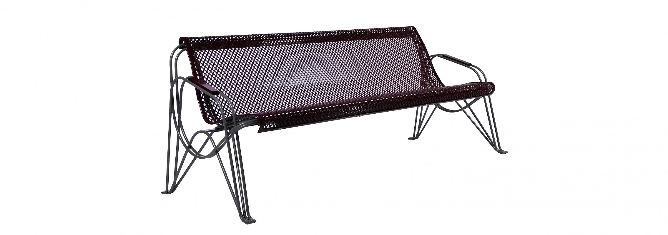 euroform w - Stadtmobiliar - Sitzbank Metall - Ambiente