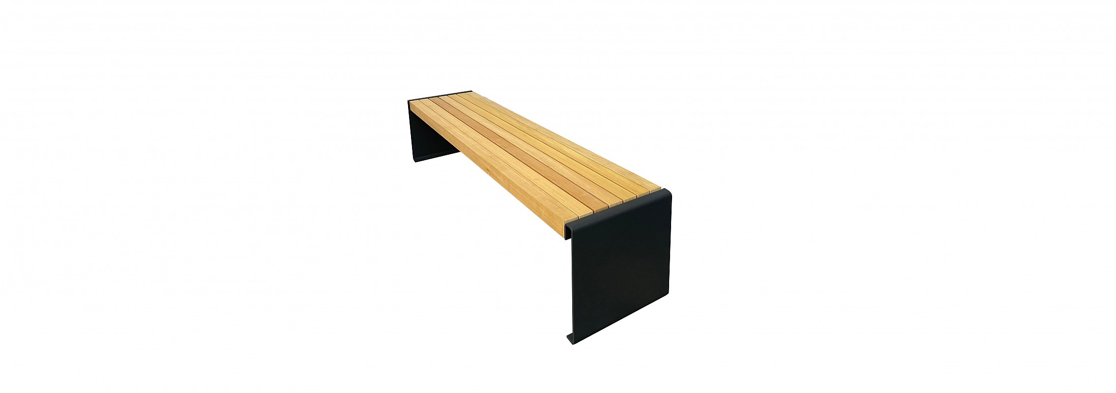 euroform w - urban furniture - park bench wood - seating - Aron