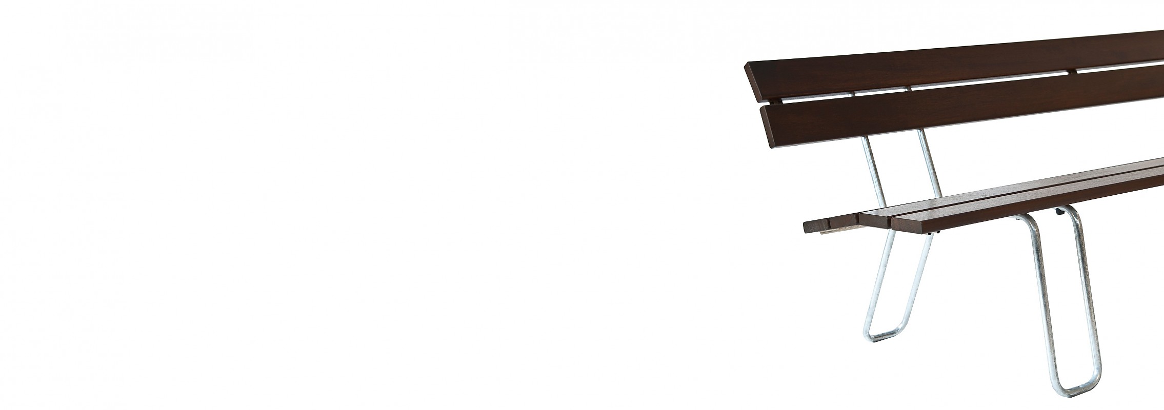 euroform w - urban furniture - park bench wood - seating - Classic