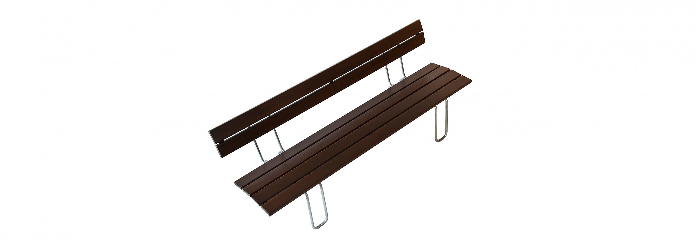 euroform w - urban furniture - park bench wood - seating - Classic