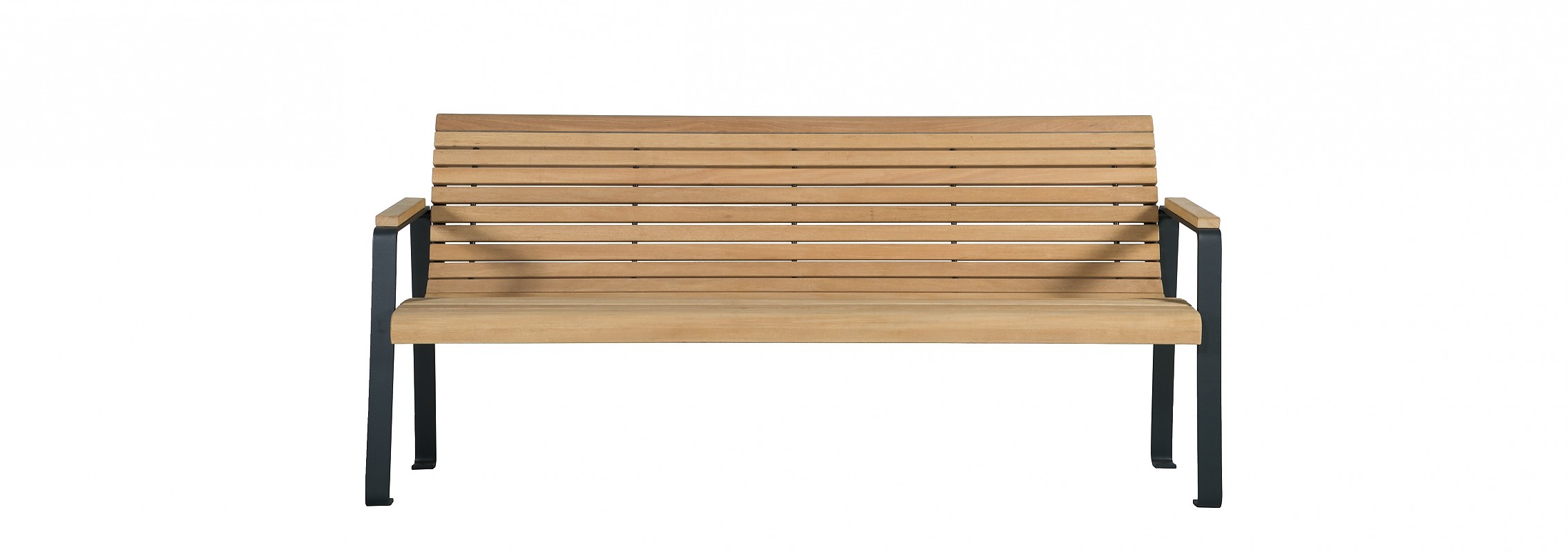 euroform w - urban furniture - park bench wood - seating - Comfort