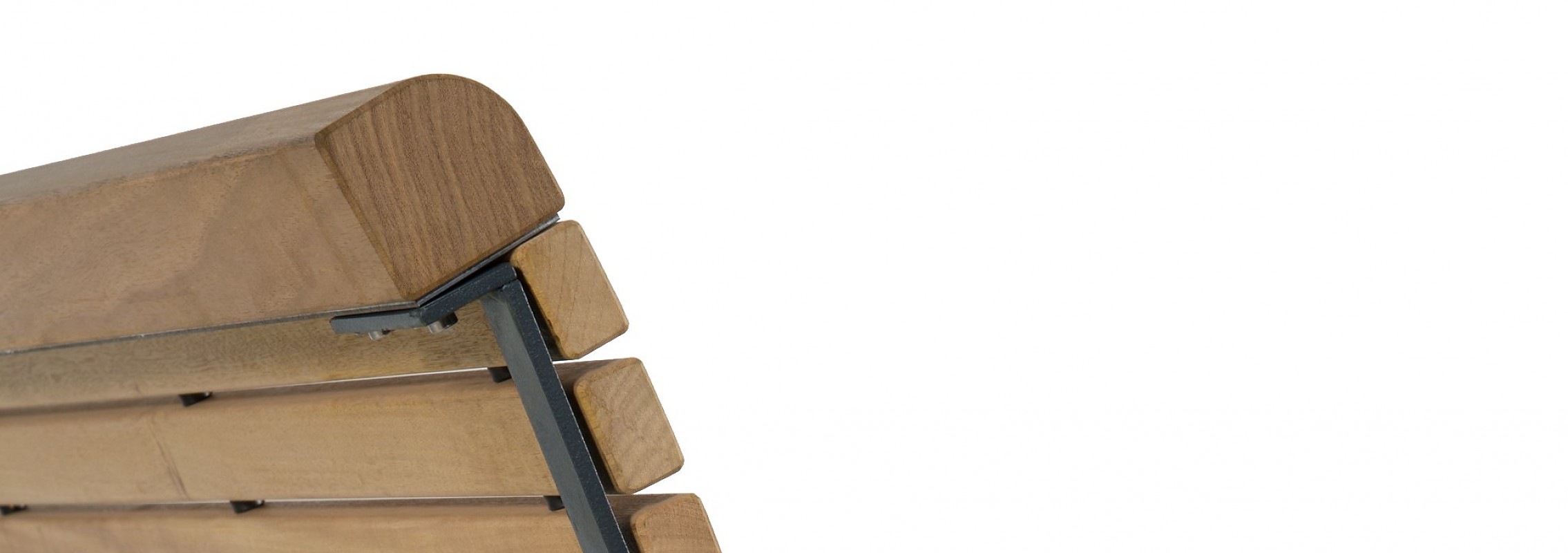 euroform w - urban furniture - park bench wood - seating - Comfort