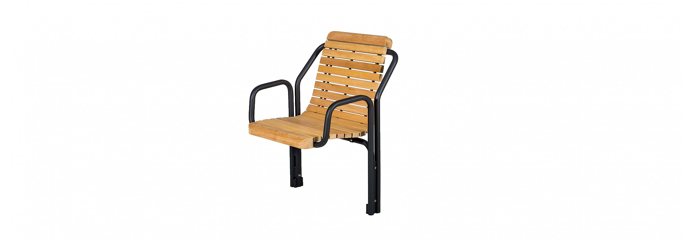 euroform w - urban furniture - park bench wood - seating - Contour 319 - Senior
