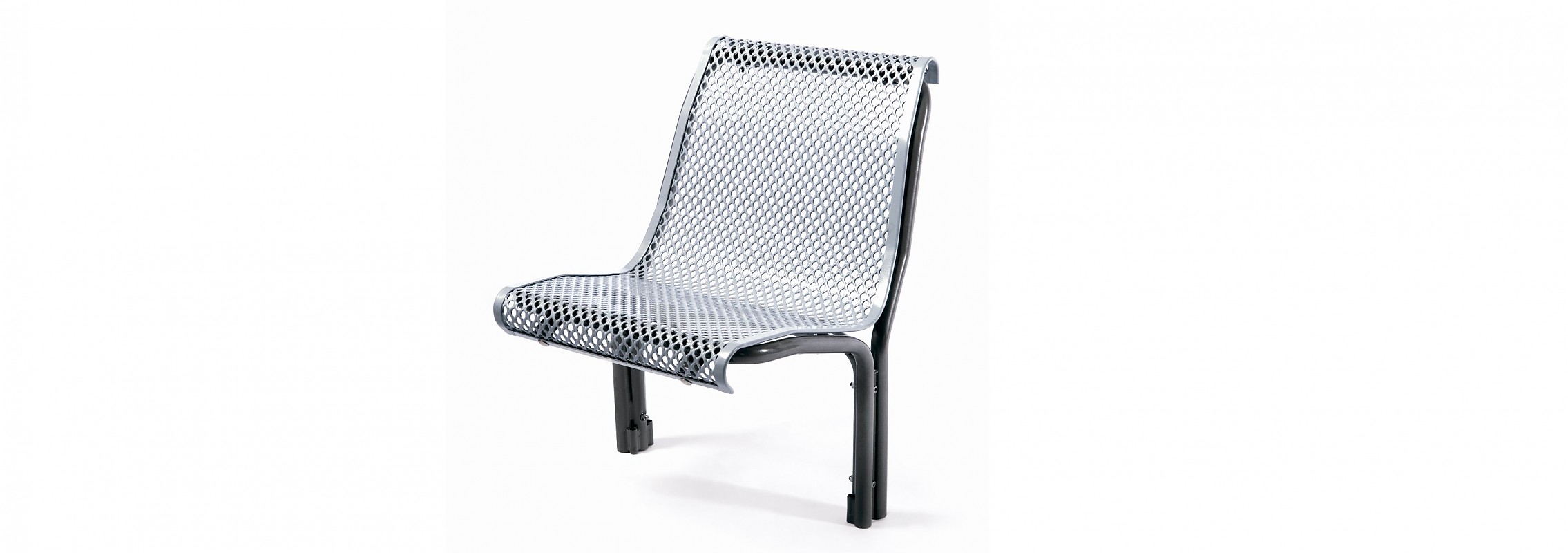 euroform w -Stadtmobiliar - Sitzbank Metall - Contour 325 M