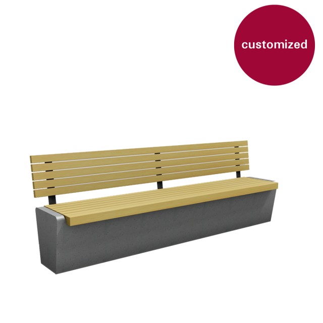 Benches + chairs wood Roma bench top