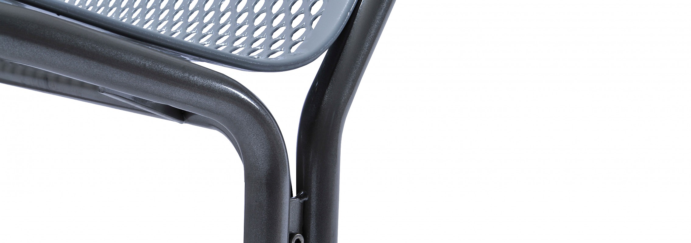 euroform w -Stadtmobiliar - Sitzbank Metall - Contour 325 M