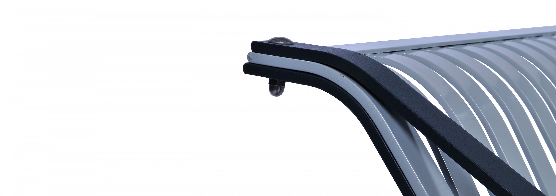 euroform w - urban furniture - park bench metal - seating - Tulip