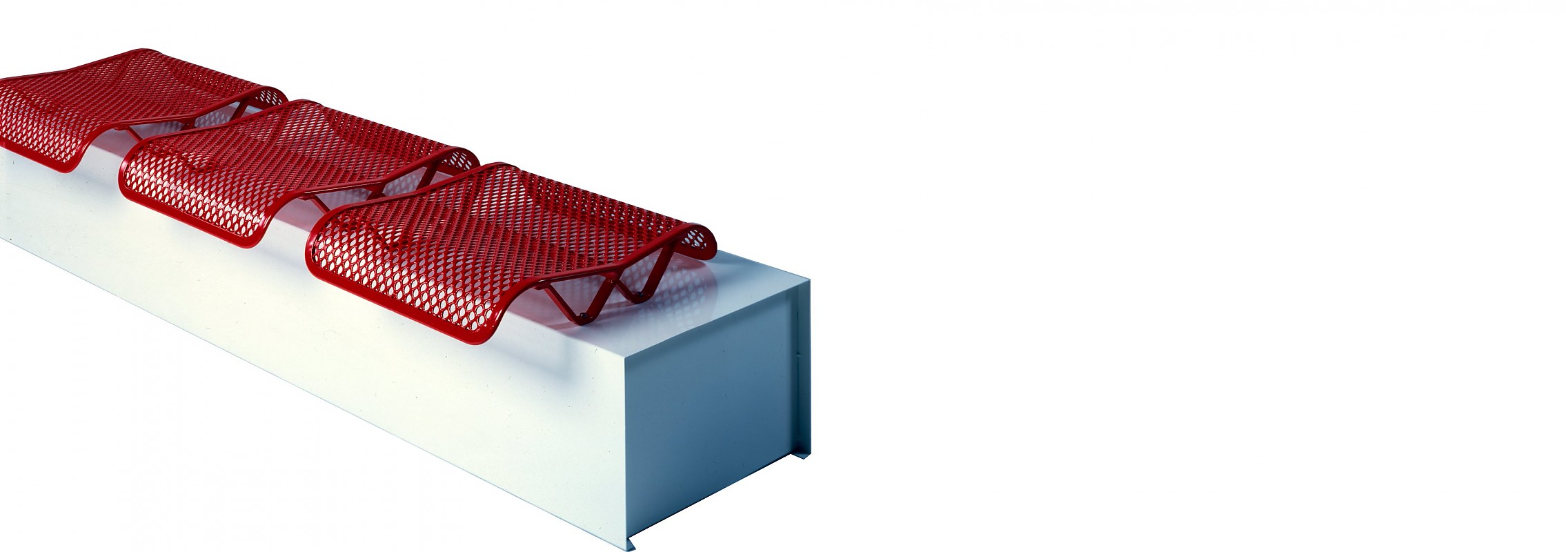 euroform w - urban furniture - park bench metal - seating - Domino - bench top