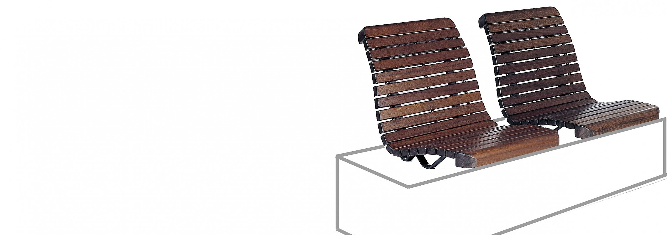 euroform w - arredo urbano - panchine legno - sedute - Domino