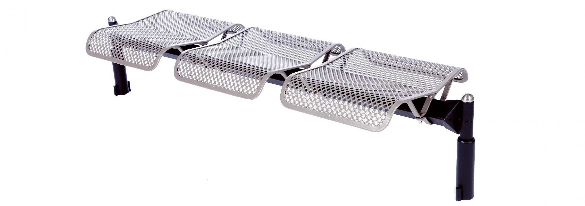 euroform w - urban furniture - park bench metal - seating - Domino - bench top