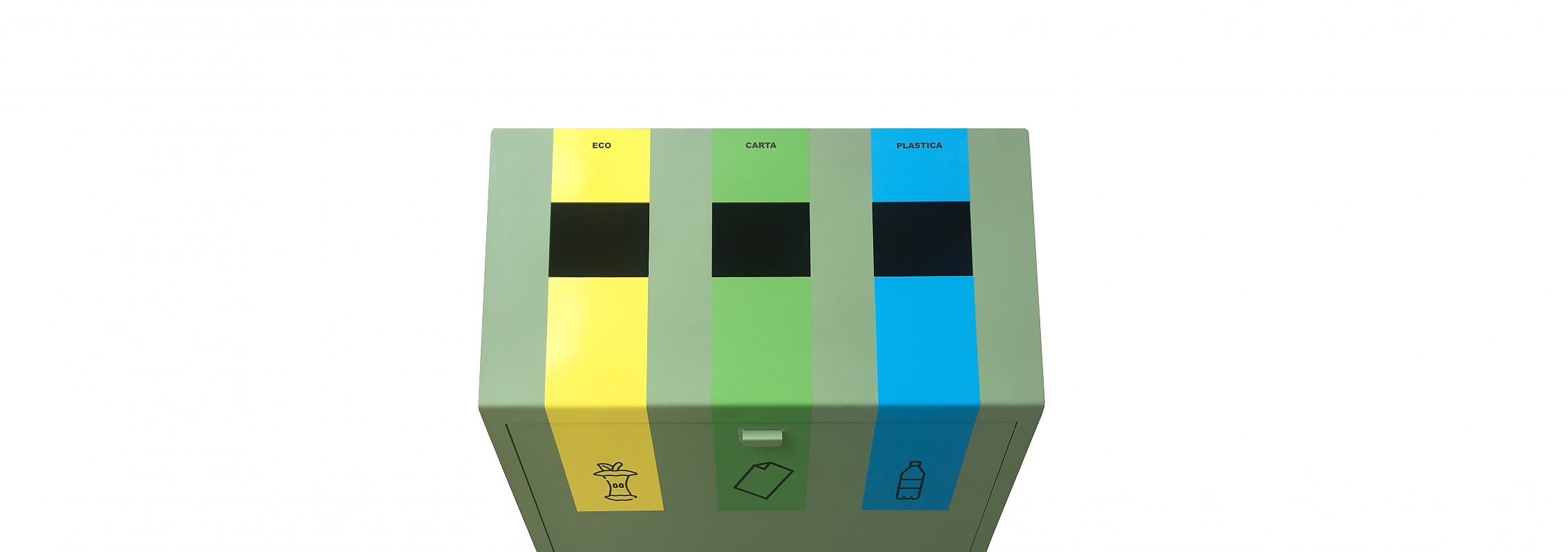 euroform w - Stadtmobiliar - Abfallbehälter - Mülltrennung - Mülltrennbehälter - Eco