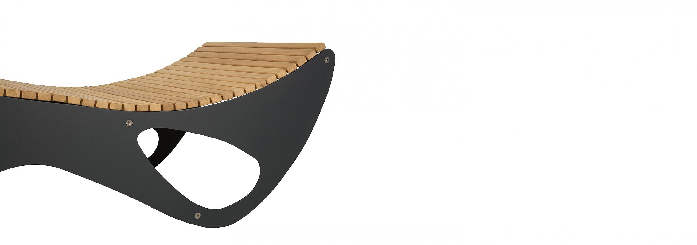 euroform w - urban furniture - chaise lounge - lounger - Allbed - park bench wood