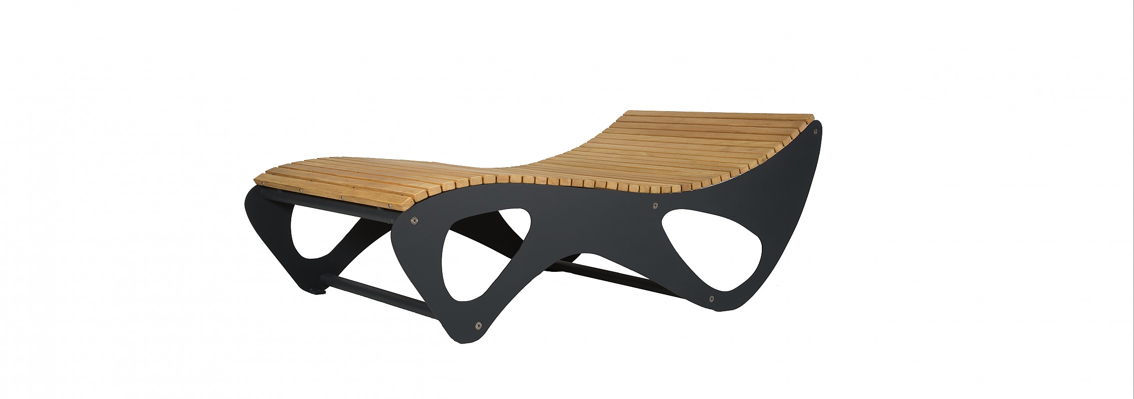 euroform w - urban furniture - chaise lounge - lounger - Allbed - park bench wood