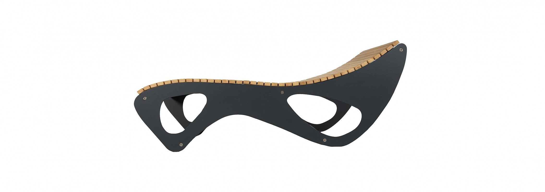 euroform w - urban furniture - chaise lounge - lounger - Allbed - park bench wood