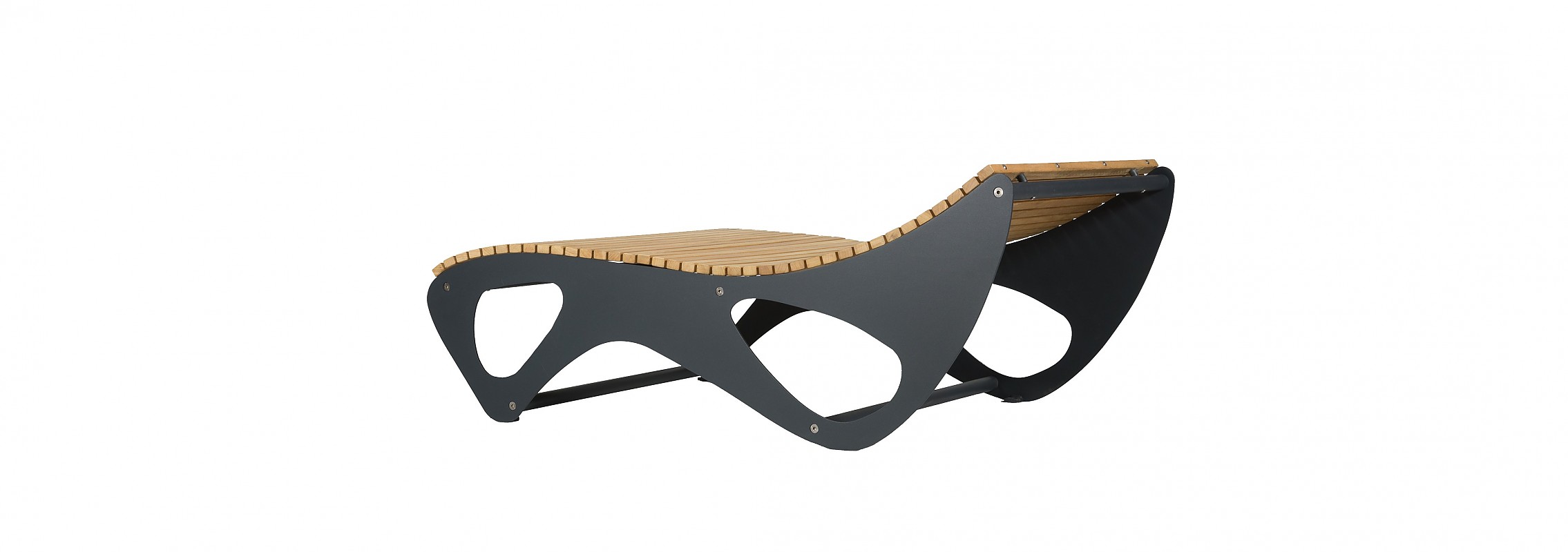 euroform w - urban furniture - chaise lounge - lounger - Allbed - park bench wood