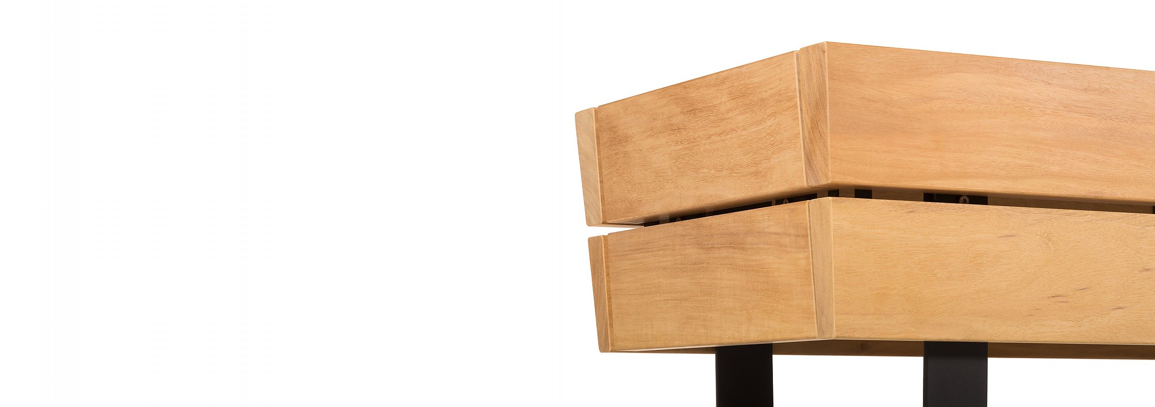 euroform w - Stadtmobiliar - lounger - Sitzbank Holz - modulare Bank - Isola