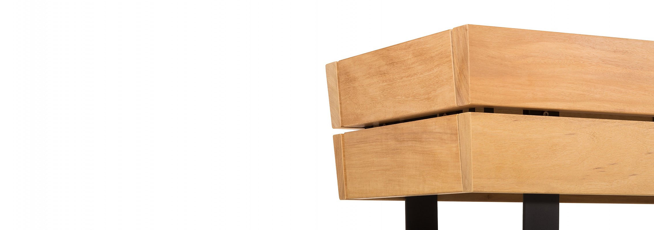 euroform w - Stadtmobiliar - lounger - Sitzbank Holz - modulare Bank - Isola