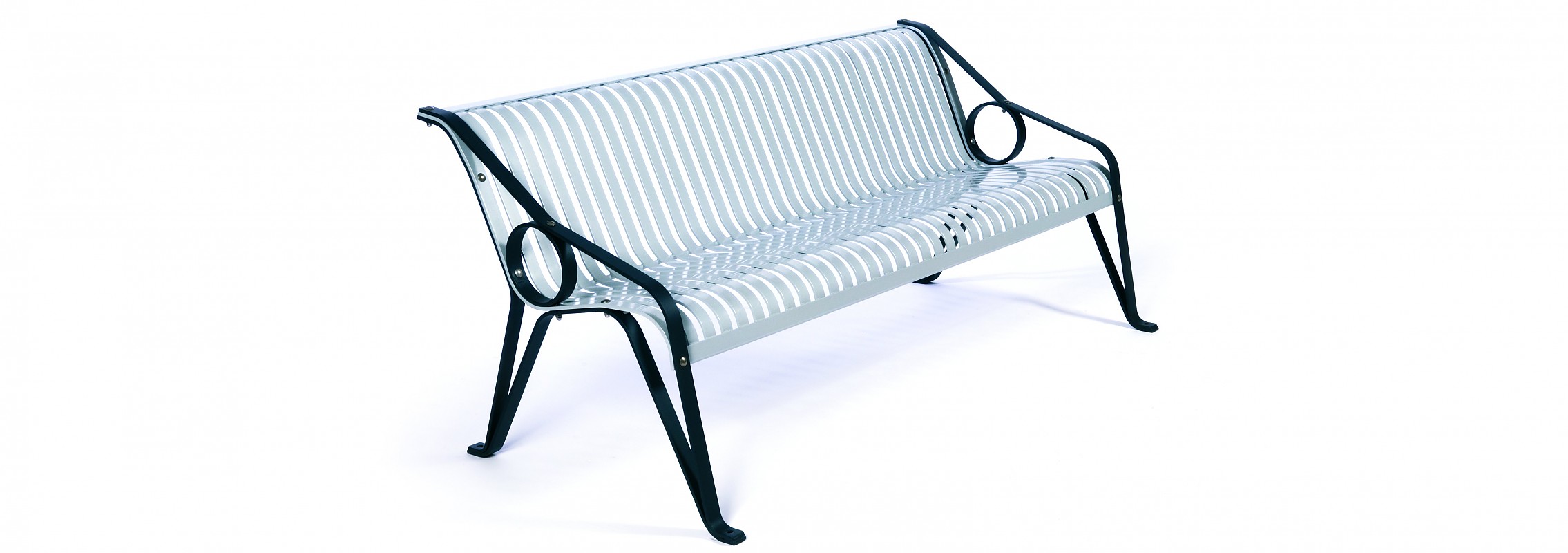 euroform w - urban furniture - park bench metal - seating - Tulip