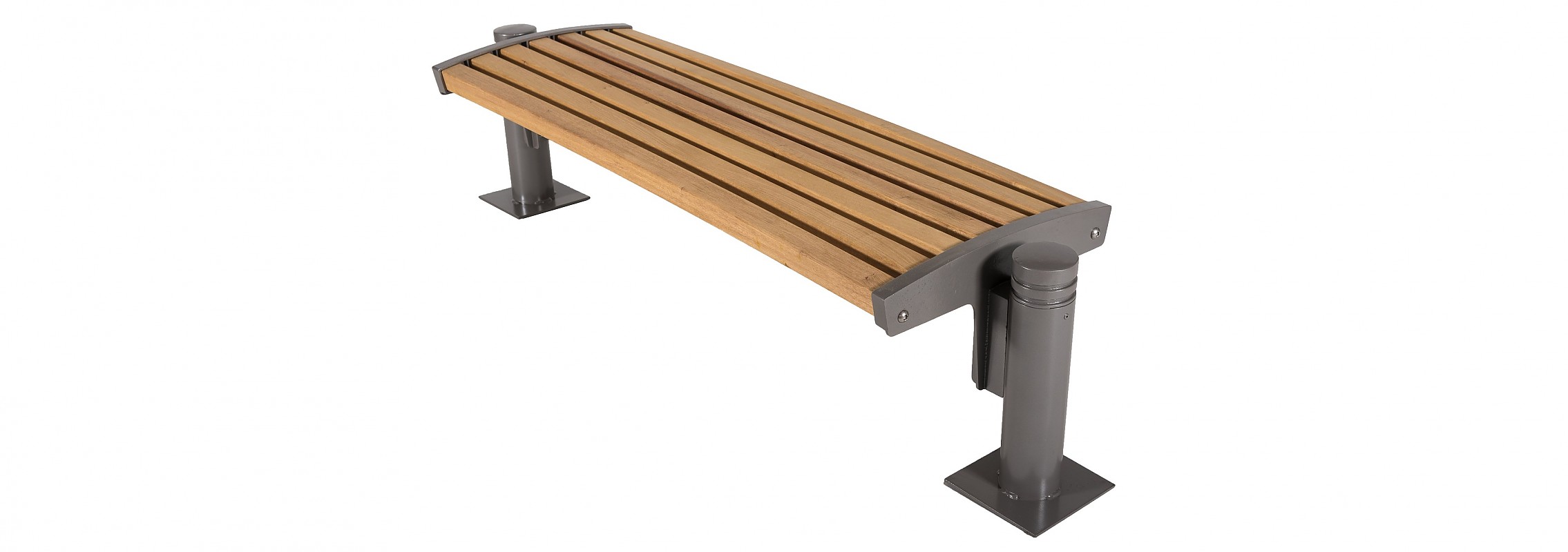 euroform w - urban furniture - park bench wood - seating - Fritz