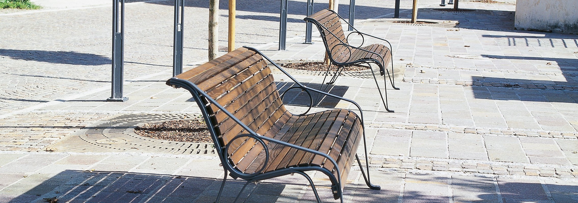 euroform w - arredo urbano - panchine legno - sedute - Gala