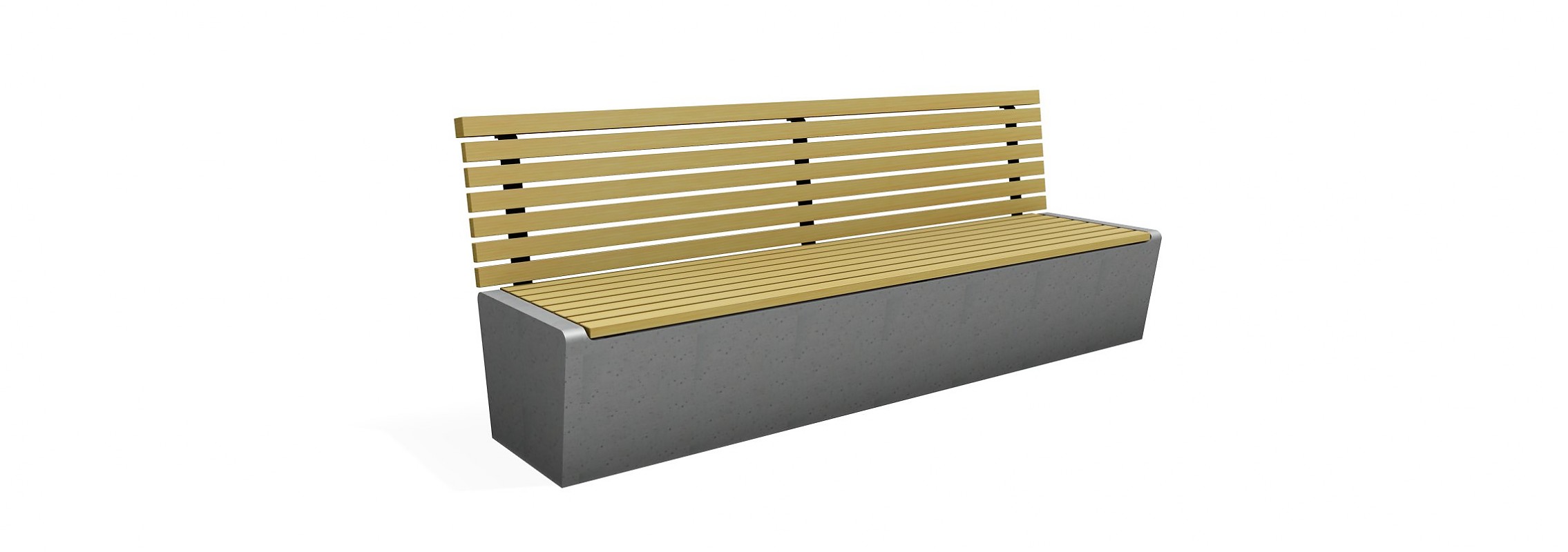 euroform w - Stadtmobiliar - Sitzbank Holz - Bankauflage - custommade