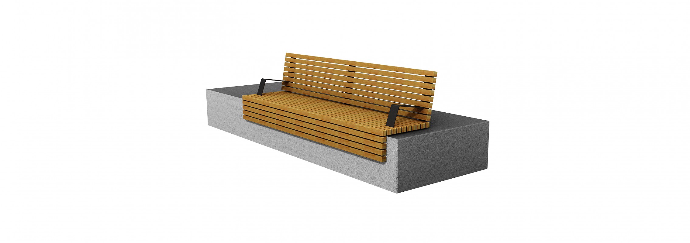 euroform w - Stadtmobiliar - Sitzbank Holz - Bankauflage - custommade