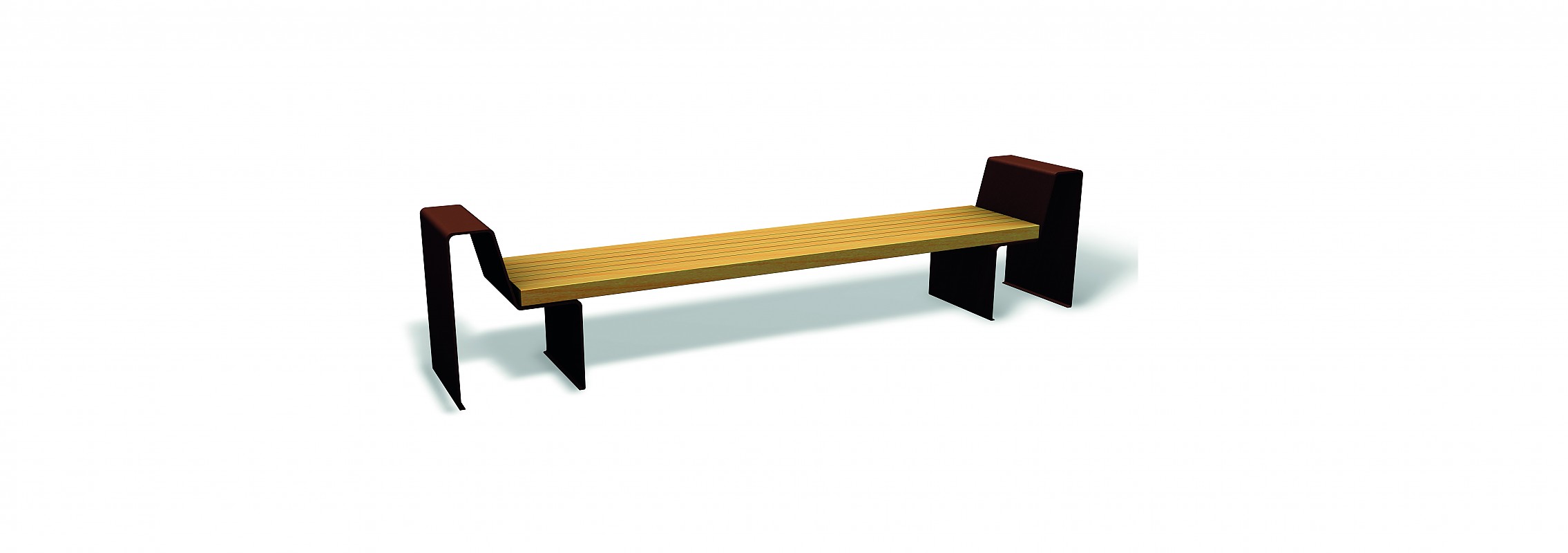 euroform w - urban furniture - park bench wood - Linea 1315 - seating