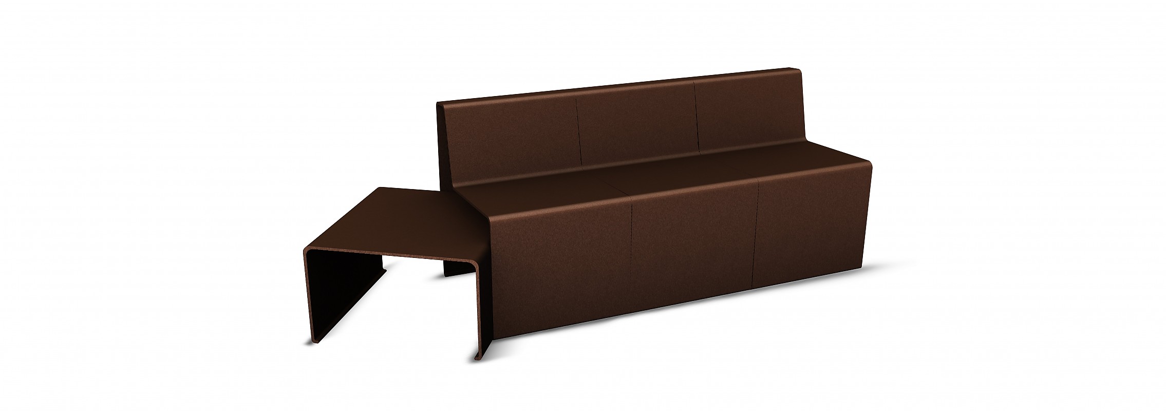 euroform w - urban furniture - park bench metal - seating - Linea