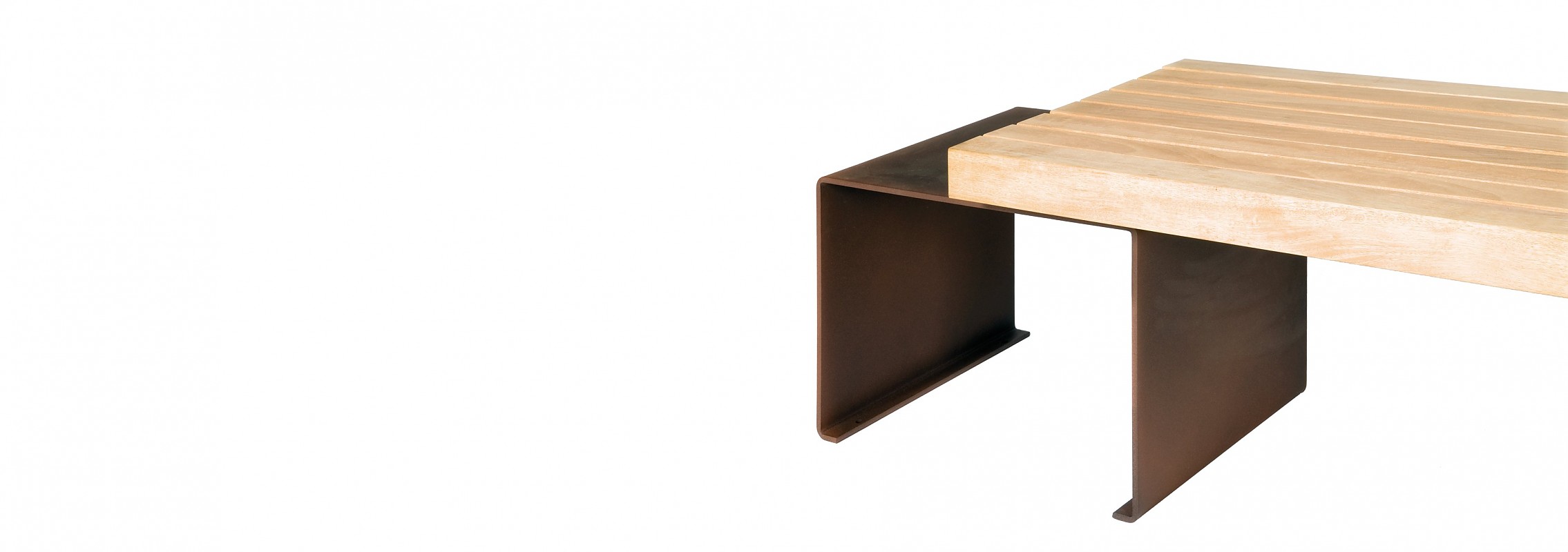 euroform w - Stadtmobiliar - Sitzbank Holz - Linea 387