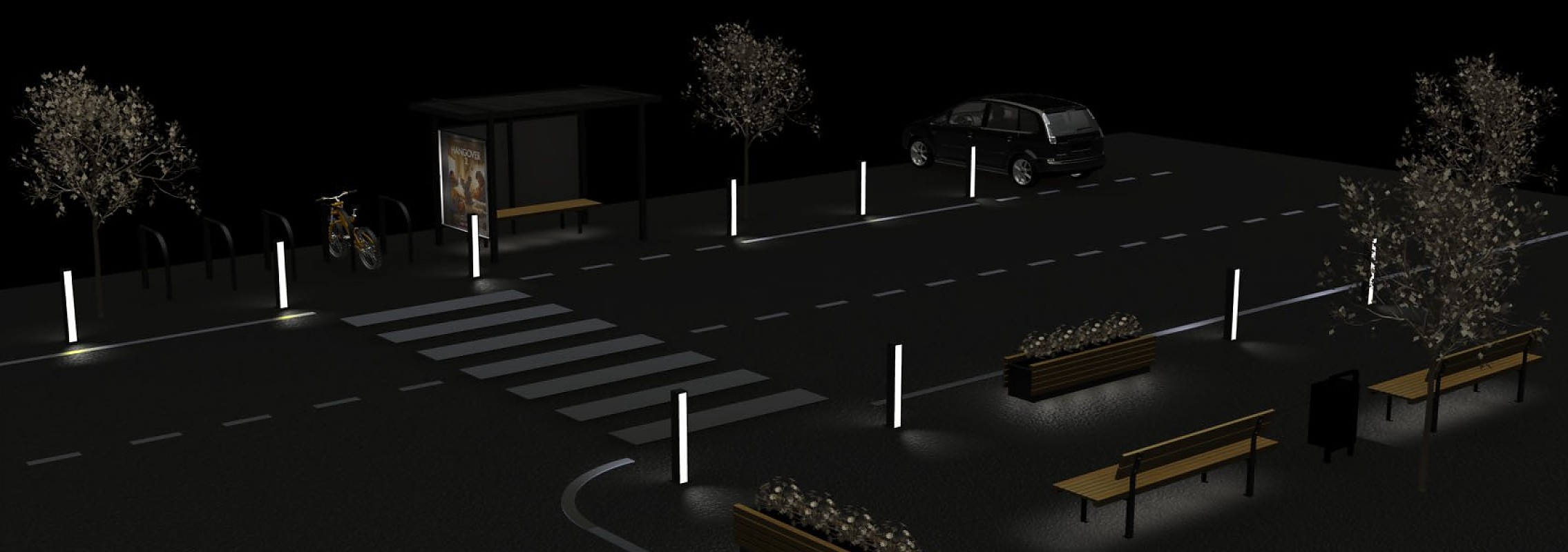 euroform w - Stadtmobiliar - Überdachung - Lineabus